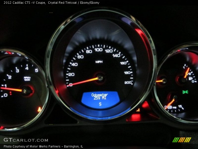  2012 CTS -V Coupe -V Coupe Gauges