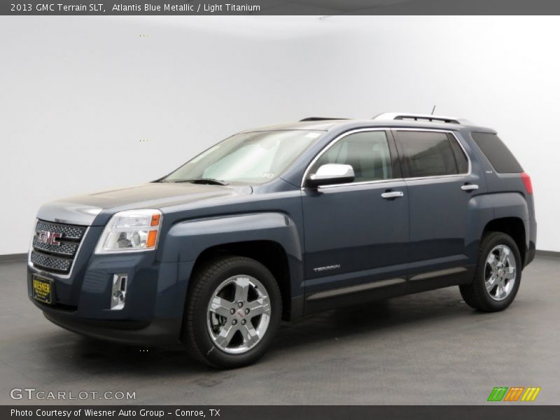 Atlantis Blue Metallic / Light Titanium 2013 GMC Terrain SLT