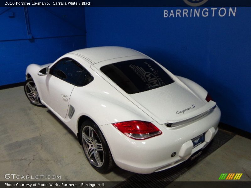 Carrara White / Black 2010 Porsche Cayman S