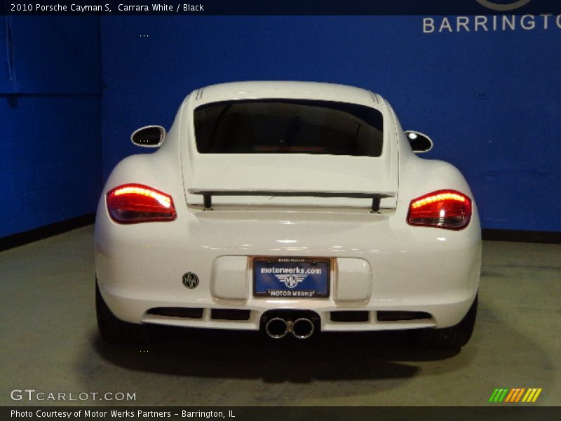 Carrara White / Black 2010 Porsche Cayman S