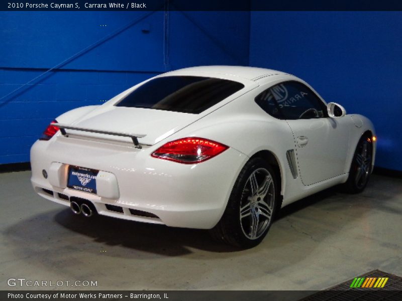 Carrara White / Black 2010 Porsche Cayman S