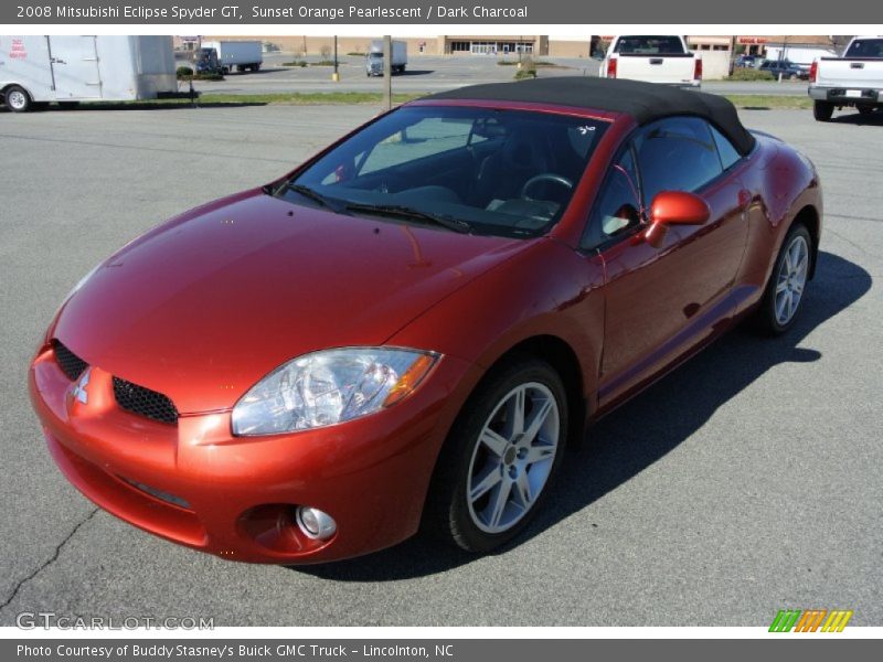 Front 3/4 View of 2008 Eclipse Spyder GT