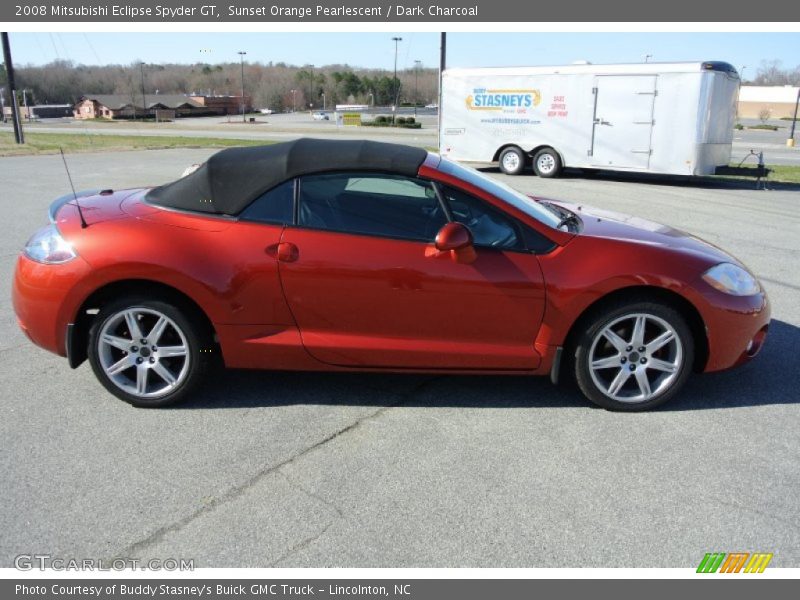 2008 Eclipse Spyder GT Sunset Orange Pearlescent