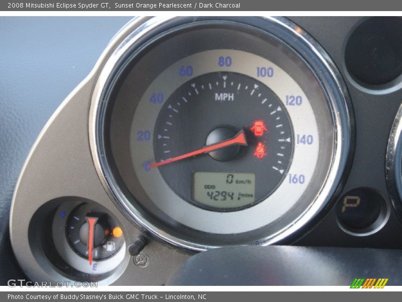 Sunset Orange Pearlescent / Dark Charcoal 2008 Mitsubishi Eclipse Spyder GT