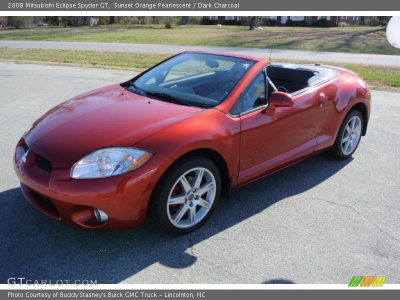 Sunset Orange Pearlescent / Dark Charcoal 2008 Mitsubishi Eclipse Spyder GT