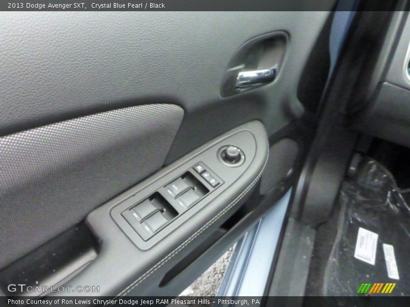 Crystal Blue Pearl / Black 2013 Dodge Avenger SXT