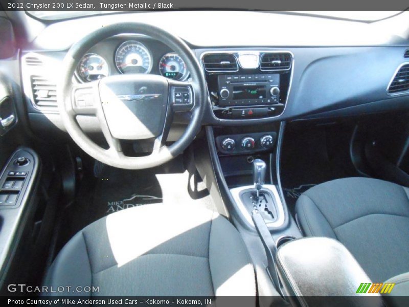 Tungsten Metallic / Black 2012 Chrysler 200 LX Sedan