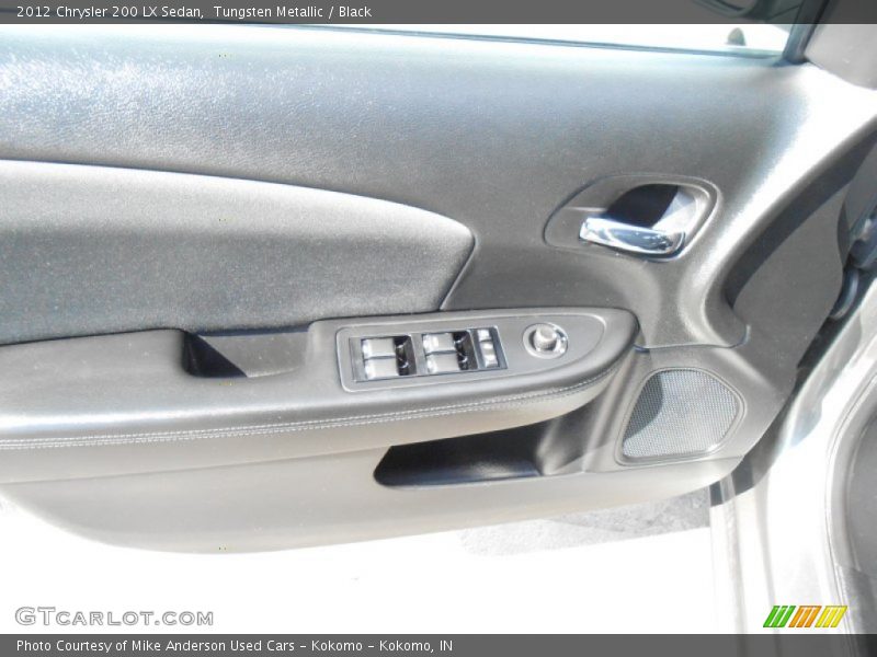 Tungsten Metallic / Black 2012 Chrysler 200 LX Sedan