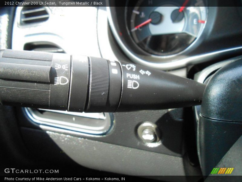 Tungsten Metallic / Black 2012 Chrysler 200 LX Sedan
