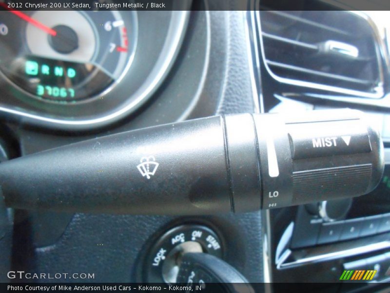Tungsten Metallic / Black 2012 Chrysler 200 LX Sedan