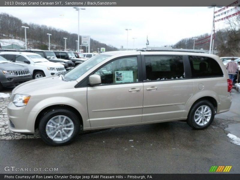 Sandstone / Black/Sandstorm 2013 Dodge Grand Caravan SXT