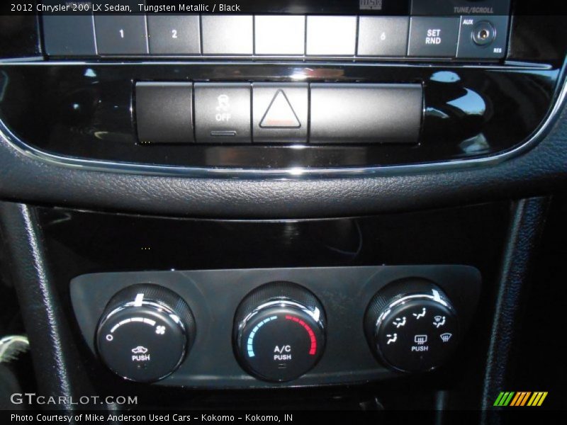 Tungsten Metallic / Black 2012 Chrysler 200 LX Sedan