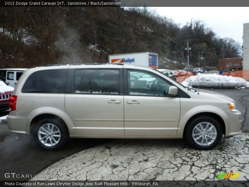 Sandstone / Black/Sandstorm 2013 Dodge Grand Caravan SXT