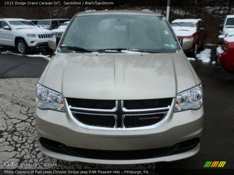 Sandstone / Black/Sandstorm 2013 Dodge Grand Caravan SXT