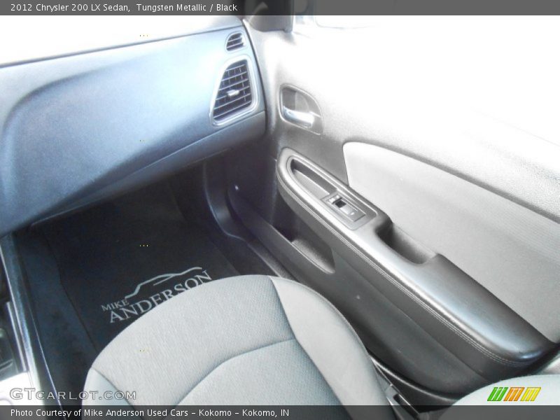 Tungsten Metallic / Black 2012 Chrysler 200 LX Sedan