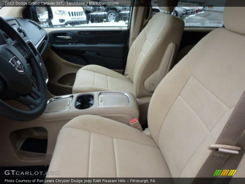 Sandstone / Black/Sandstorm 2013 Dodge Grand Caravan SXT