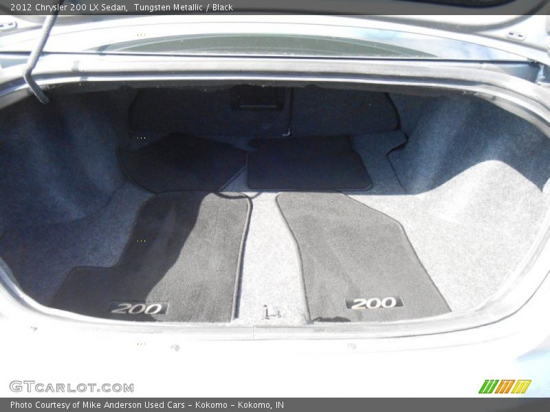 Tungsten Metallic / Black 2012 Chrysler 200 LX Sedan