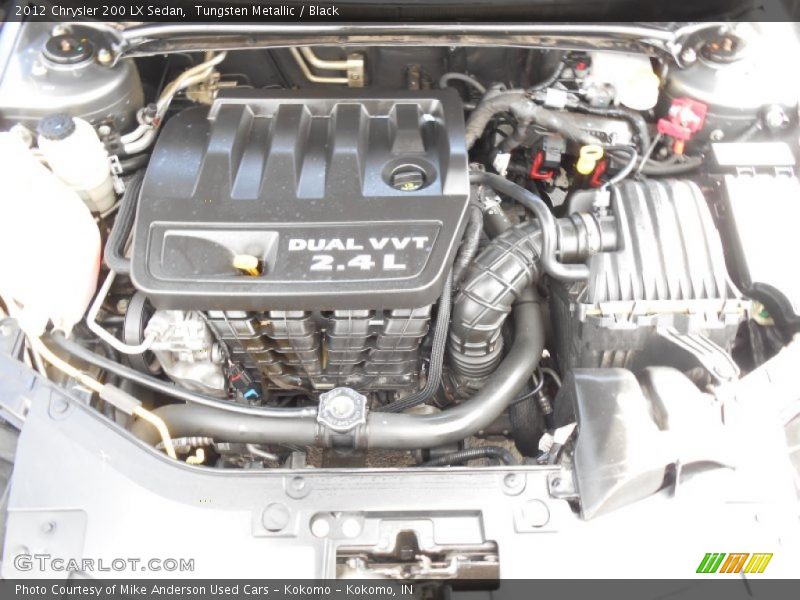 Tungsten Metallic / Black 2012 Chrysler 200 LX Sedan