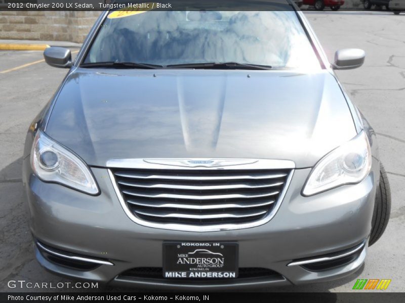 Tungsten Metallic / Black 2012 Chrysler 200 LX Sedan