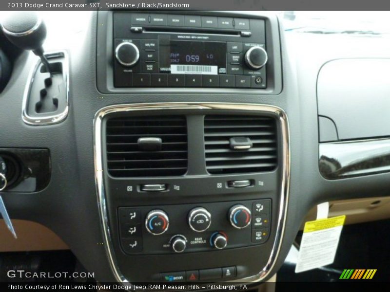 Sandstone / Black/Sandstorm 2013 Dodge Grand Caravan SXT