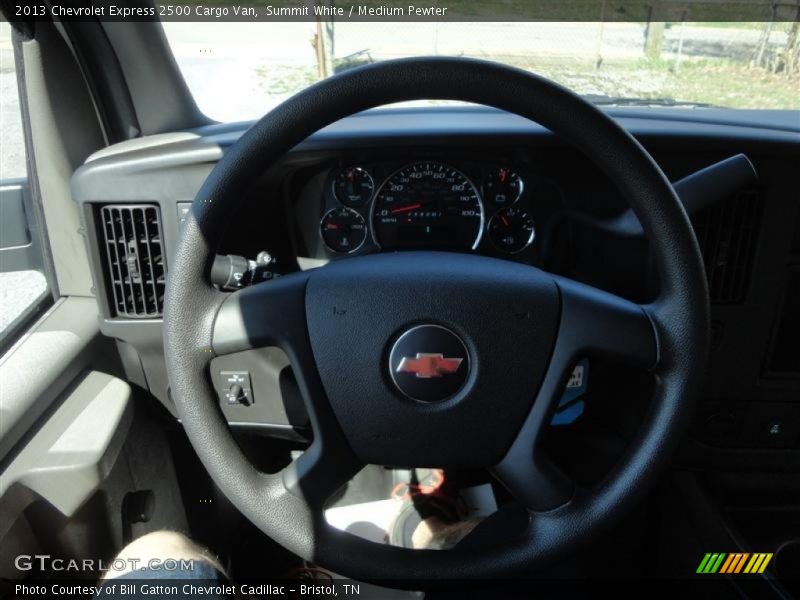 Summit White / Medium Pewter 2013 Chevrolet Express 2500 Cargo Van