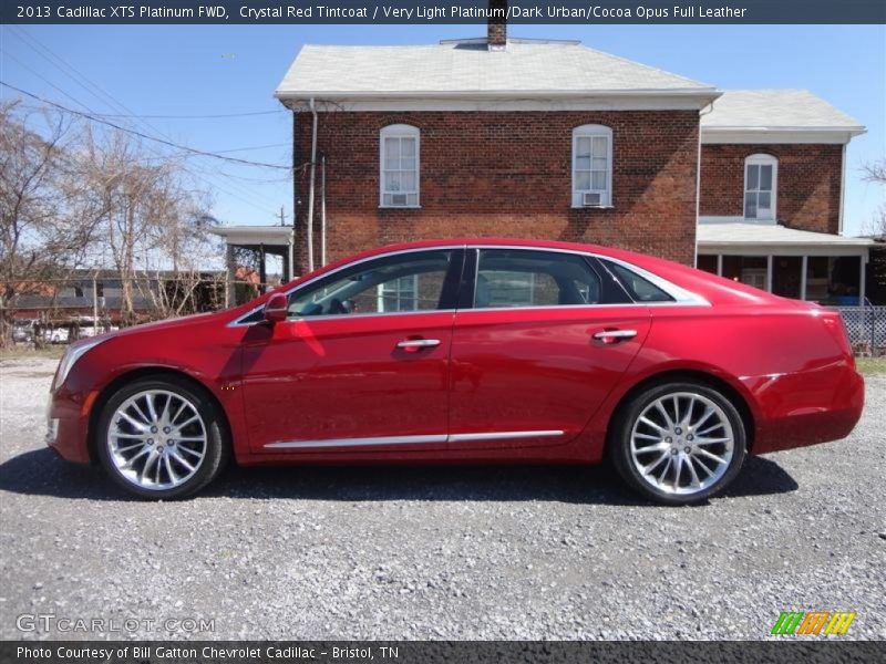 Crystal Red Tintcoat / Very Light Platinum/Dark Urban/Cocoa Opus Full Leather 2013 Cadillac XTS Platinum FWD