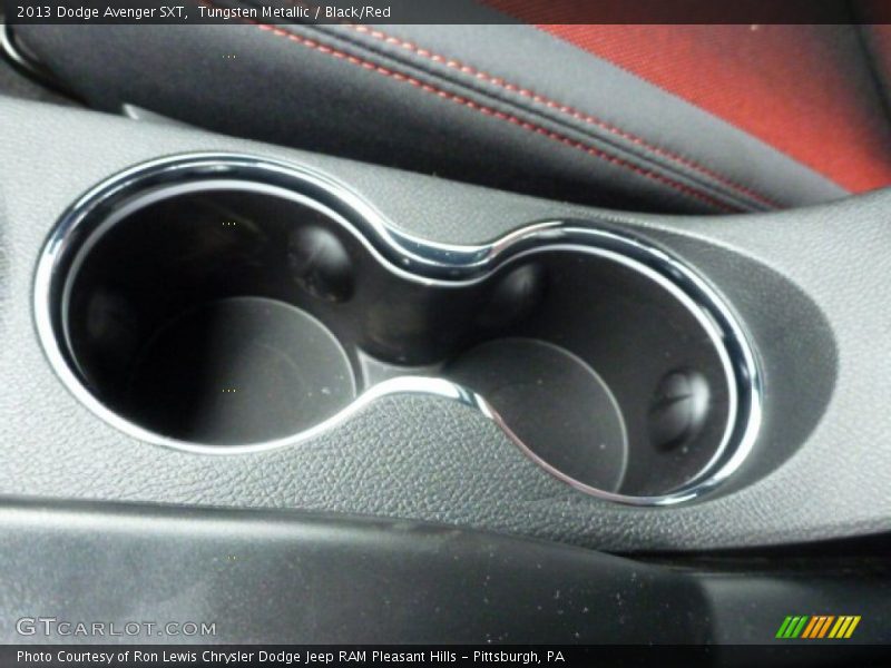 Tungsten Metallic / Black/Red 2013 Dodge Avenger SXT