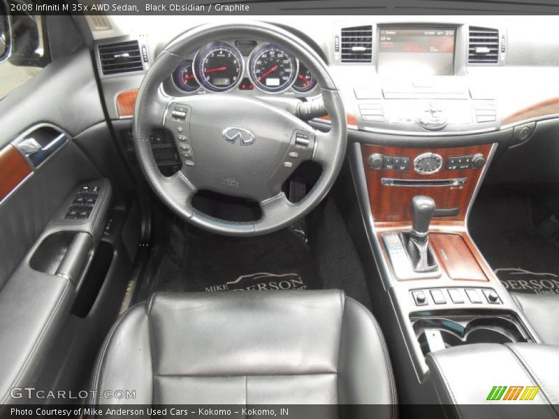 Black Obsidian / Graphite 2008 Infiniti M 35x AWD Sedan