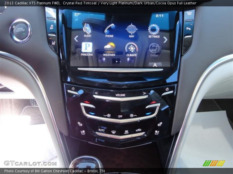 Crystal Red Tintcoat / Very Light Platinum/Dark Urban/Cocoa Opus Full Leather 2013 Cadillac XTS Platinum FWD