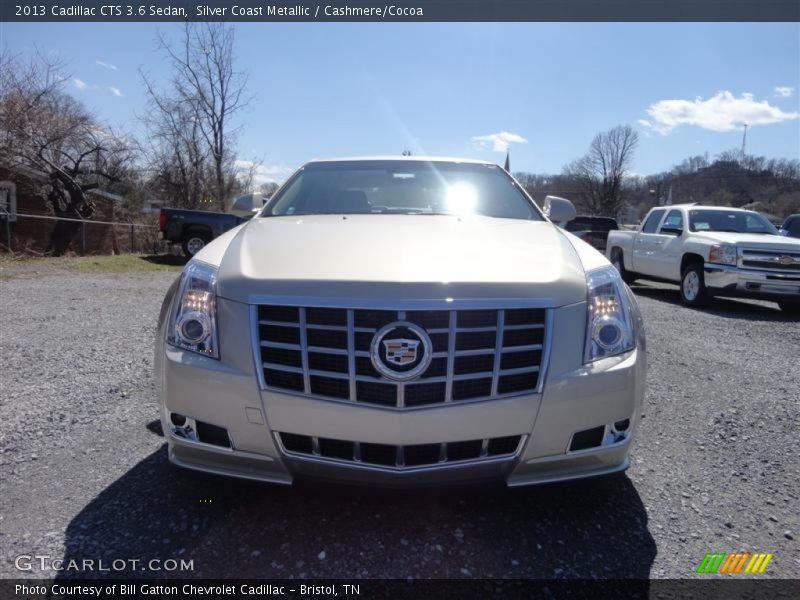 Silver Coast Metallic / Cashmere/Cocoa 2013 Cadillac CTS 3.6 Sedan