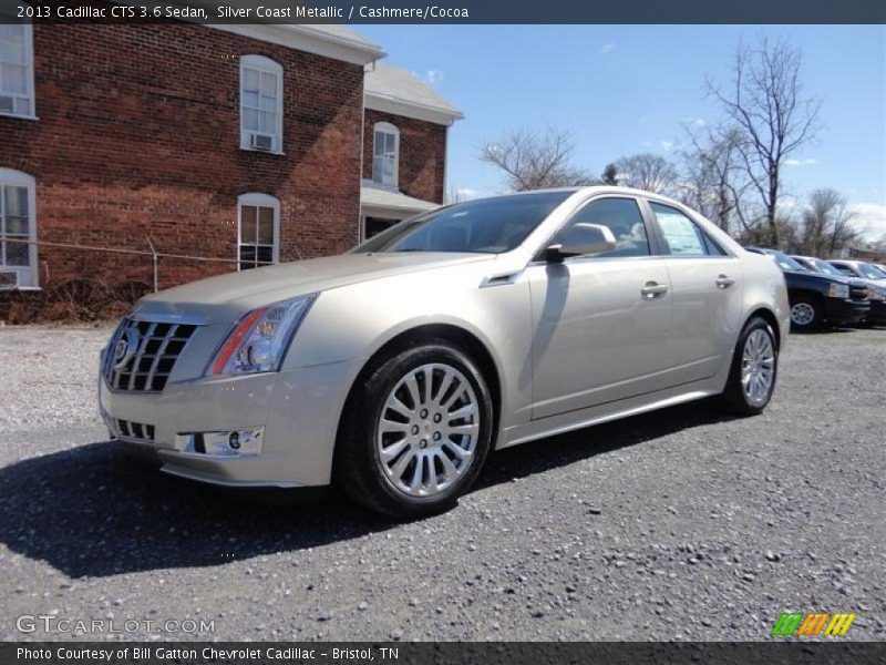 Silver Coast Metallic / Cashmere/Cocoa 2013 Cadillac CTS 3.6 Sedan