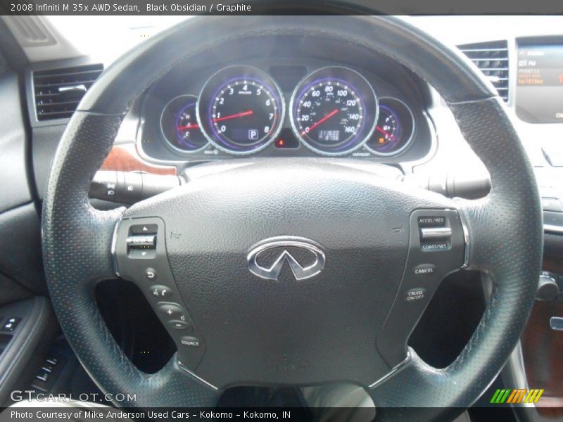 Black Obsidian / Graphite 2008 Infiniti M 35x AWD Sedan
