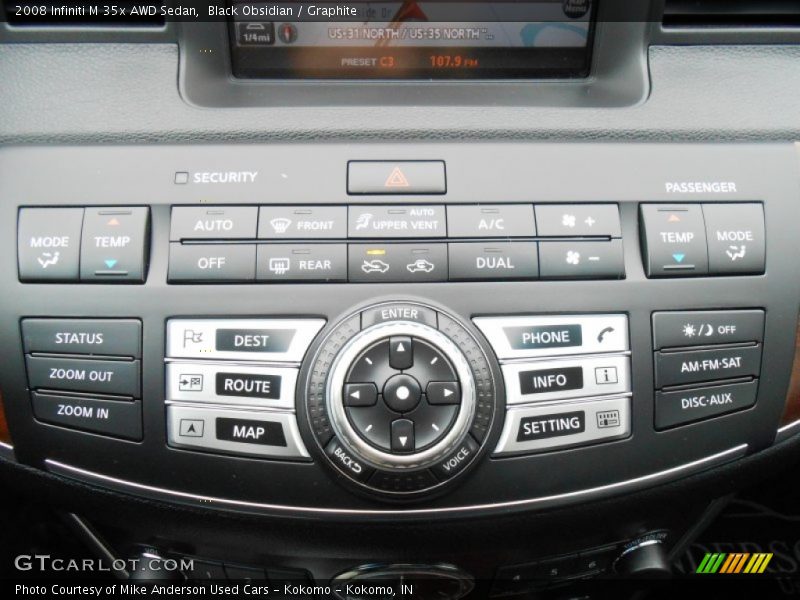 Black Obsidian / Graphite 2008 Infiniti M 35x AWD Sedan