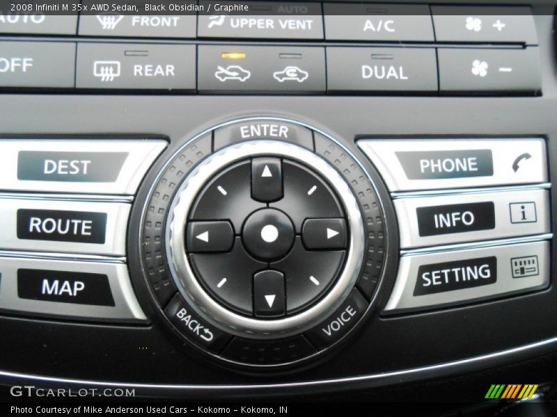 Black Obsidian / Graphite 2008 Infiniti M 35x AWD Sedan