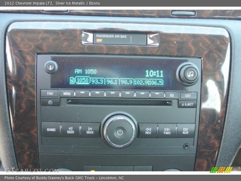 Silver Ice Metallic / Ebony 2012 Chevrolet Impala LTZ