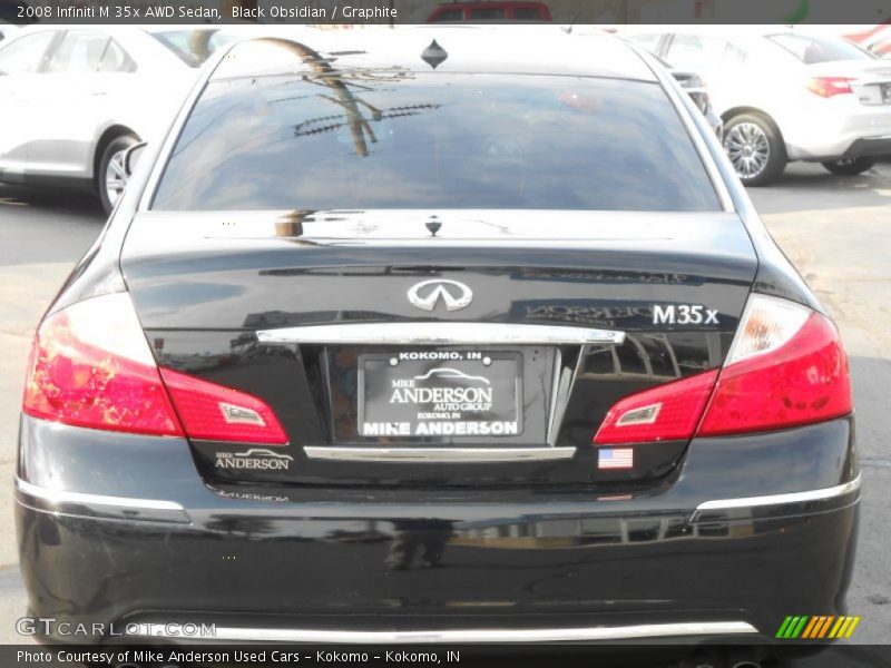 Black Obsidian / Graphite 2008 Infiniti M 35x AWD Sedan