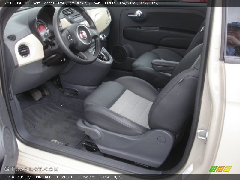 Sport Tessuto Nero/Nero (Black/Black) Interior - 2012 500 Sport 