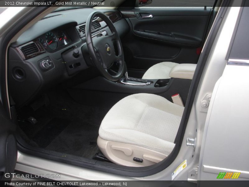 Gold Mist Metallic / Neutral 2012 Chevrolet Impala LT