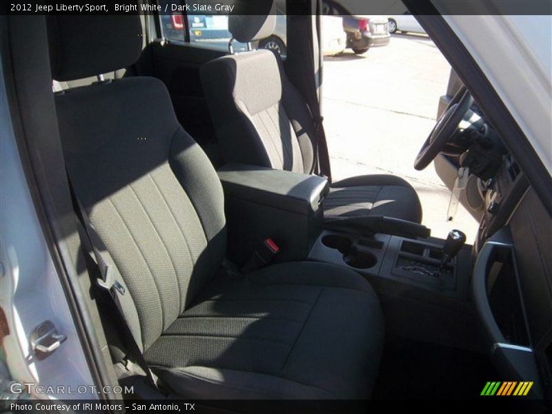 Bright White / Dark Slate Gray 2012 Jeep Liberty Sport