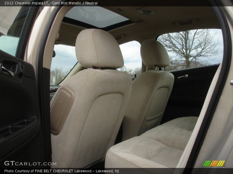 Gold Mist Metallic / Neutral 2012 Chevrolet Impala LT