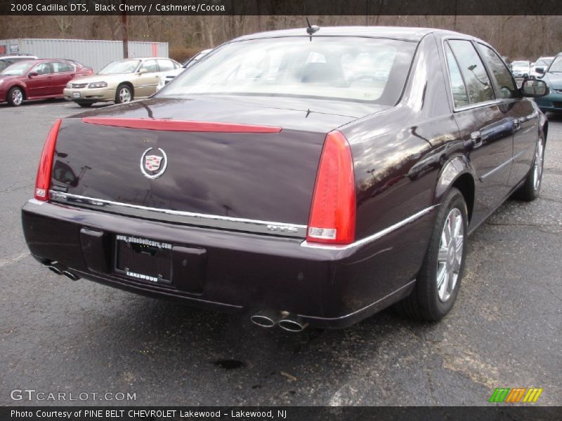 Black Cherry / Cashmere/Cocoa 2008 Cadillac DTS