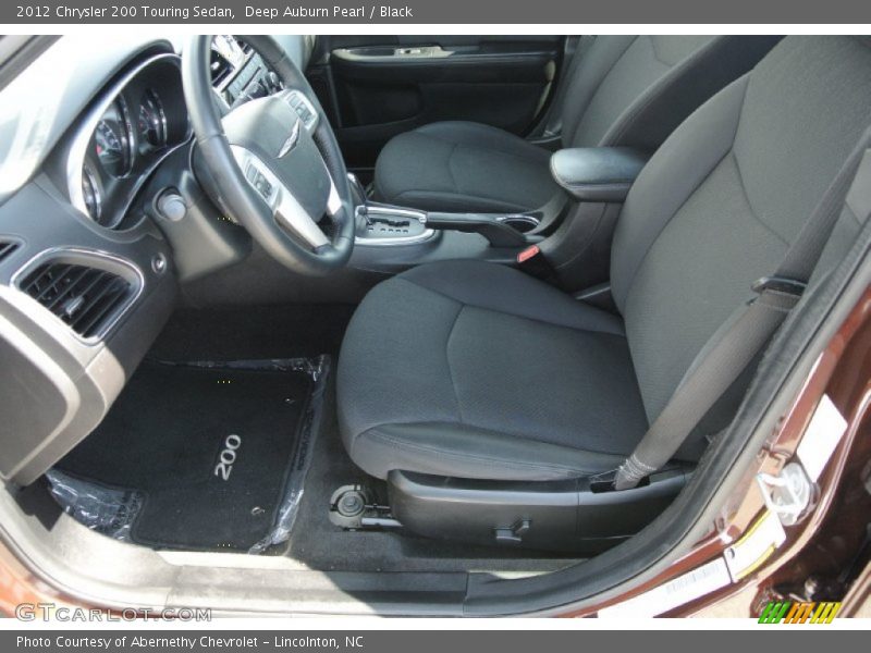 Deep Auburn Pearl / Black 2012 Chrysler 200 Touring Sedan