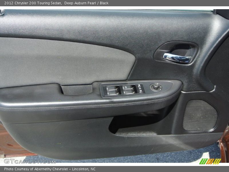 Deep Auburn Pearl / Black 2012 Chrysler 200 Touring Sedan