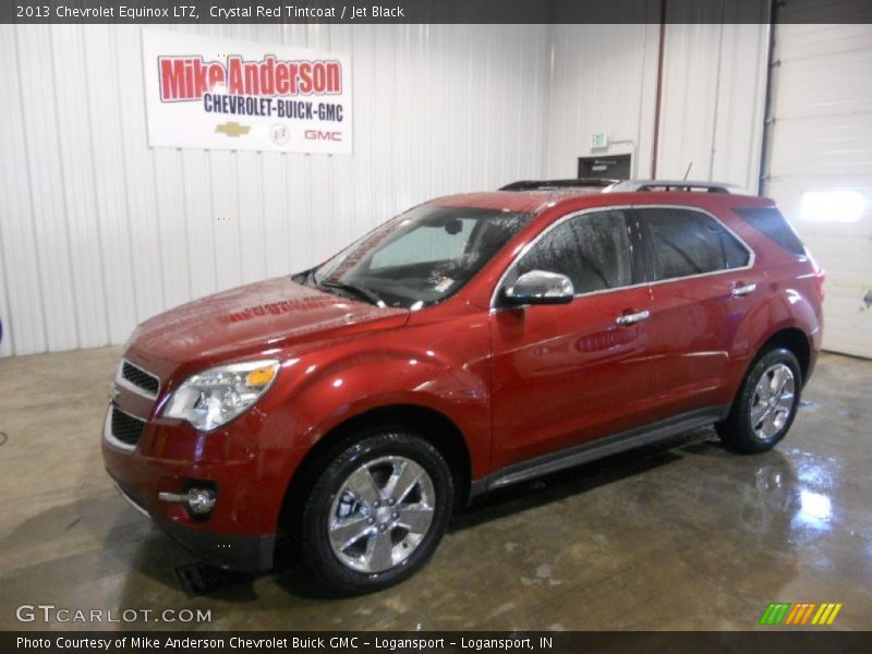 Crystal Red Tintcoat / Jet Black 2013 Chevrolet Equinox LTZ