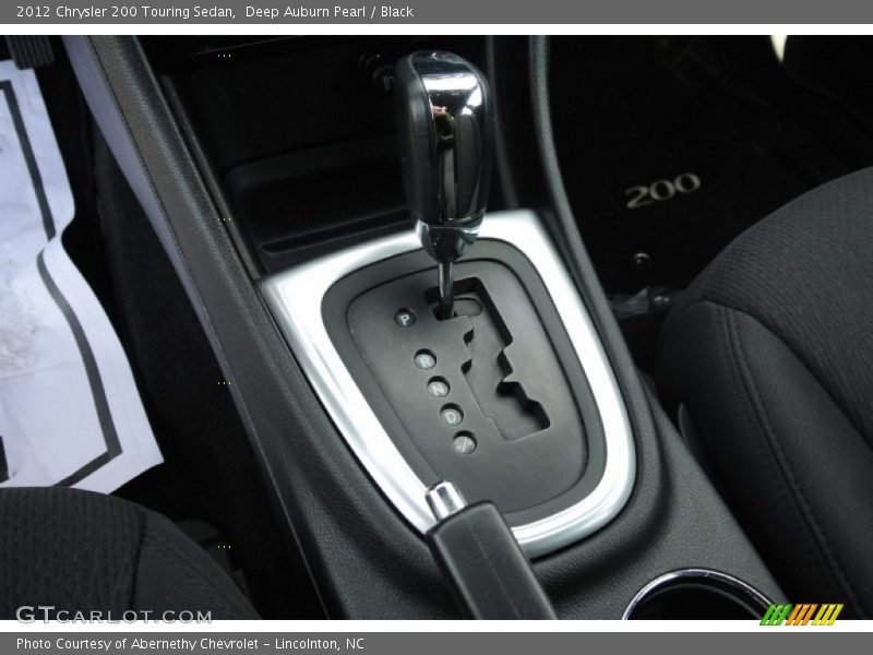 Deep Auburn Pearl / Black 2012 Chrysler 200 Touring Sedan