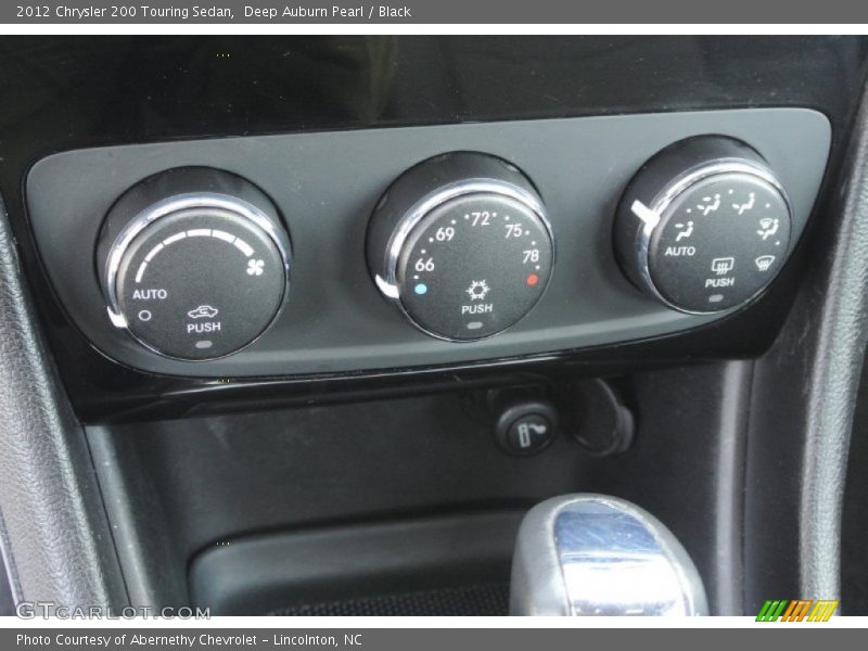 Deep Auburn Pearl / Black 2012 Chrysler 200 Touring Sedan