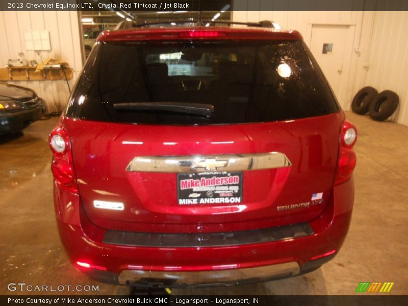 Crystal Red Tintcoat / Jet Black 2013 Chevrolet Equinox LTZ