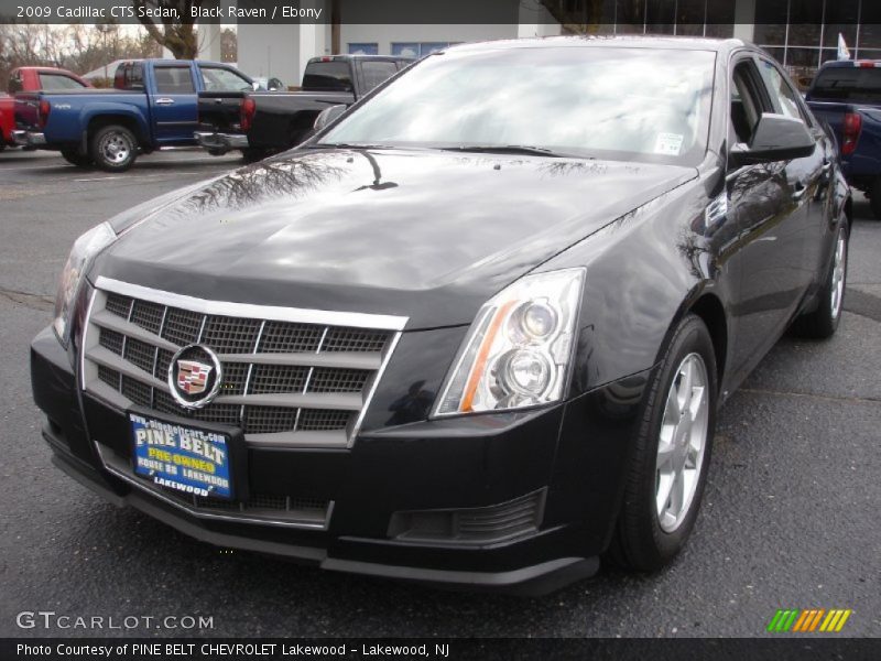 Black Raven / Ebony 2009 Cadillac CTS Sedan
