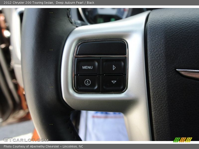 Deep Auburn Pearl / Black 2012 Chrysler 200 Touring Sedan