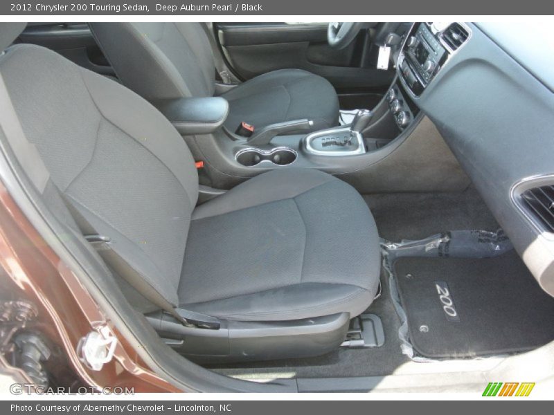 Deep Auburn Pearl / Black 2012 Chrysler 200 Touring Sedan